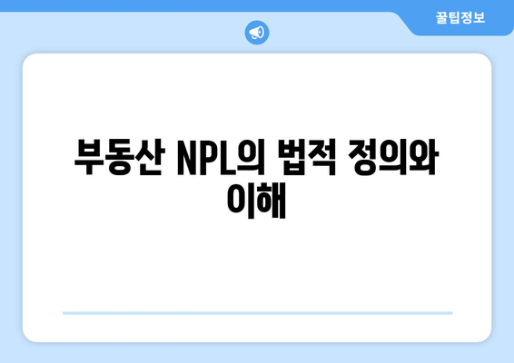 부동산 NPL 투자의 법적 이슈