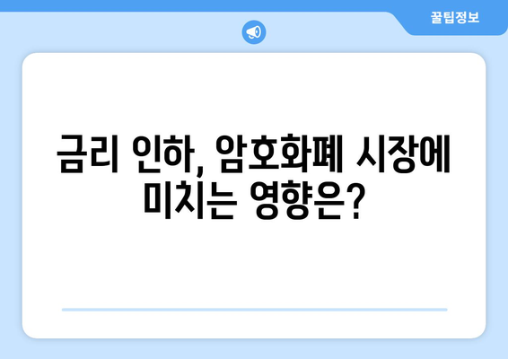 미국 금리 인하 예상과 암호 화폐 시장 전망