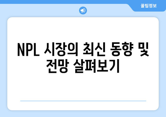 NPL 투자 유형과 법적 쟁점에 대한 세미나