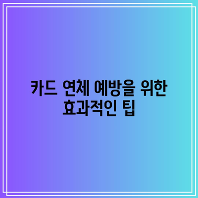 카드 연체 수수료 및 부동산 경매 절차 요약