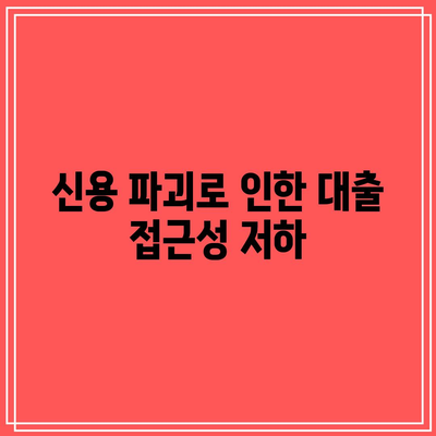 경매 미납자의 신용 파괴: 장기적인 영향