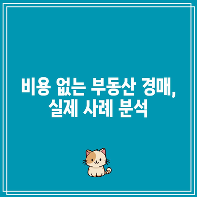 부동산 경매에서 0% 수수료를 받는 방법