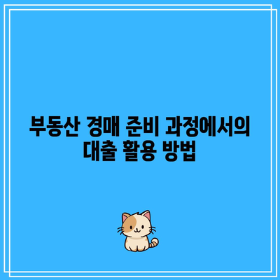 소액 대출을 활용한 부동산 경매 참여 방법