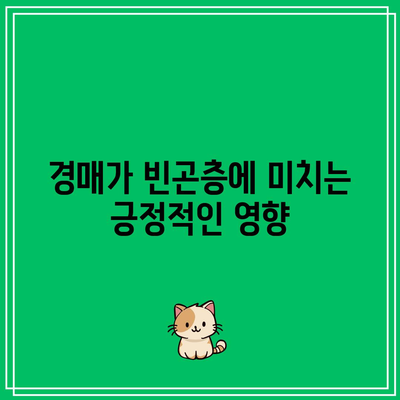 경매를 통한 빈곤 극복 사례