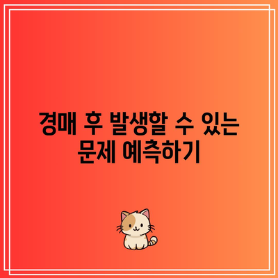 임차인 명도 문제 해결 팁: 경매를 위한 필수 지침