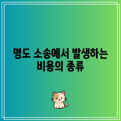 경매 임차인 명도 소송과 비용