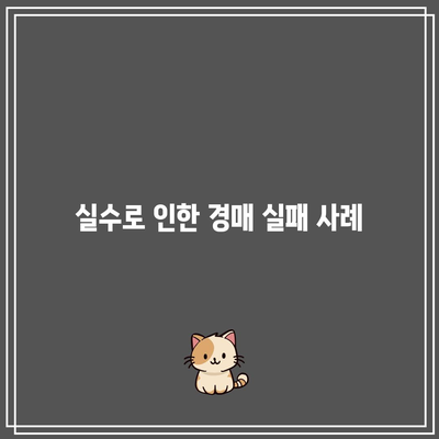 경매 관련 편견에 대한 답변