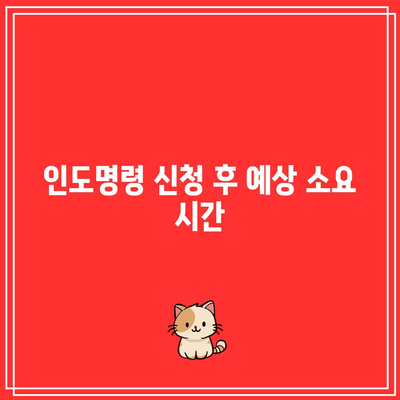 경매 인도명령 신청 방법 및 비용 안내