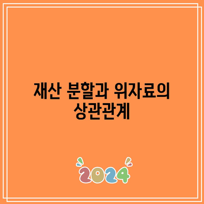 이혼 위자료 산정의 간단하고 효과적인 방법