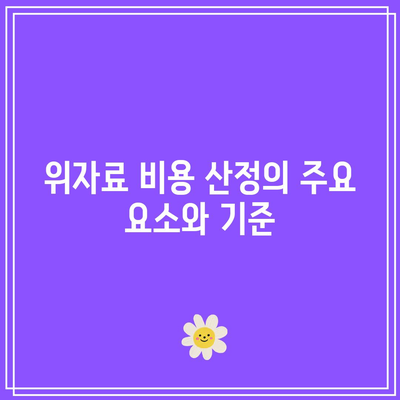 이혼소송 위자료 비용 수준 규명